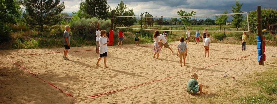 Volleyball court